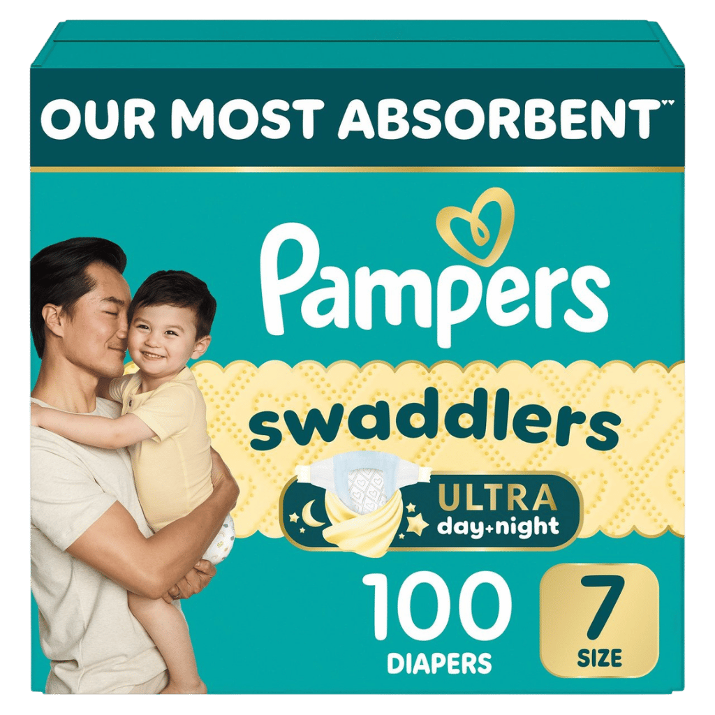 Pampers Swaddlers Ultra Size 7 100 CT buy online USA - 1